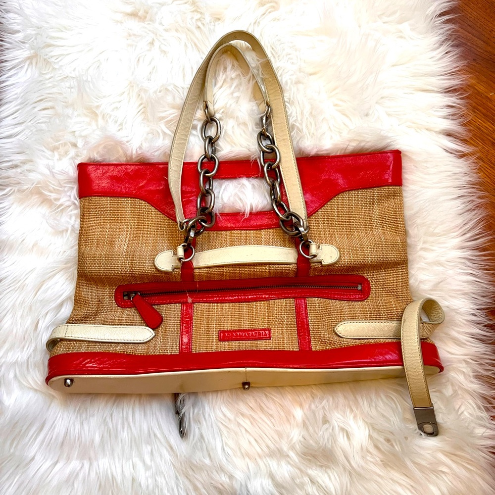 New BCBG MAX AZRIA fold over convertible bag - Picture 2 of 9